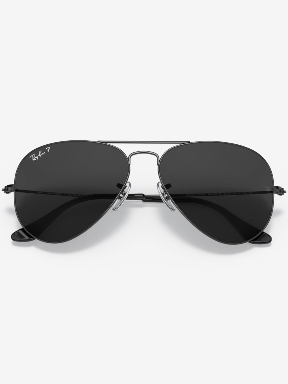 Ray-Ban Black Aviator Polarized Sunglasses